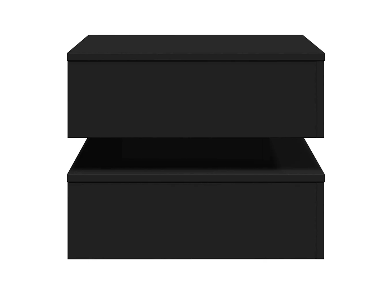 Mesa de centro-Mesa auxiliar de madera maciza de pino 80x50x40 cm SHL1210