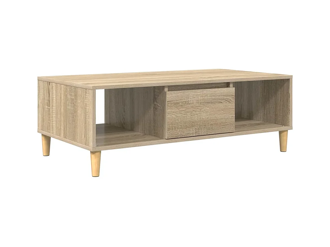 Table basse salon-Table d'appoint Chêne sonoma 103,5x60x35 cm Bois d'ingénierie SHL61262