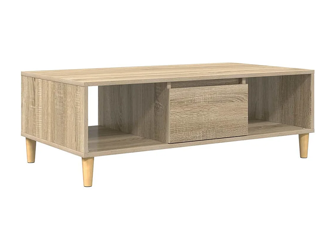 Salontafel | Woonkamertafel | Bijzettafel Sonoma eiken 103.5 x 60 x 35 cm Bewerkt hout