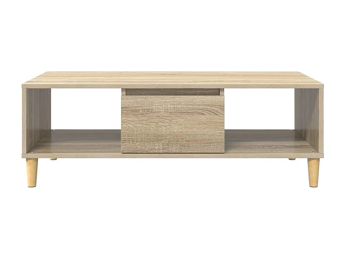 Salontafel | Woonkamertafel | Bijzettafel Sonoma eiken 103.5 x 60 x 35 cm Bewerkt hout