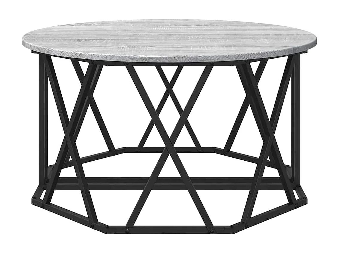 Mesa de centro-Mesa auxiliar-Mesita de centro madera de ingeniería roble Sonoma 102x50x52,5 cm SHL2561