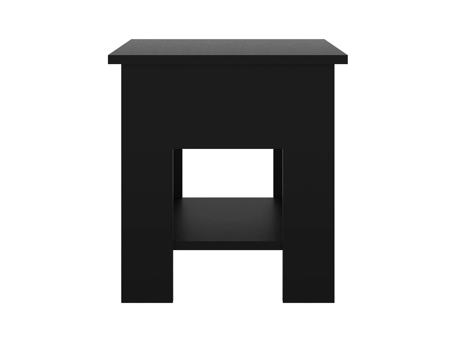 Table basse salon-Table d'appoint noir 40x40x42 cm bois d'ingénierie SHL7853