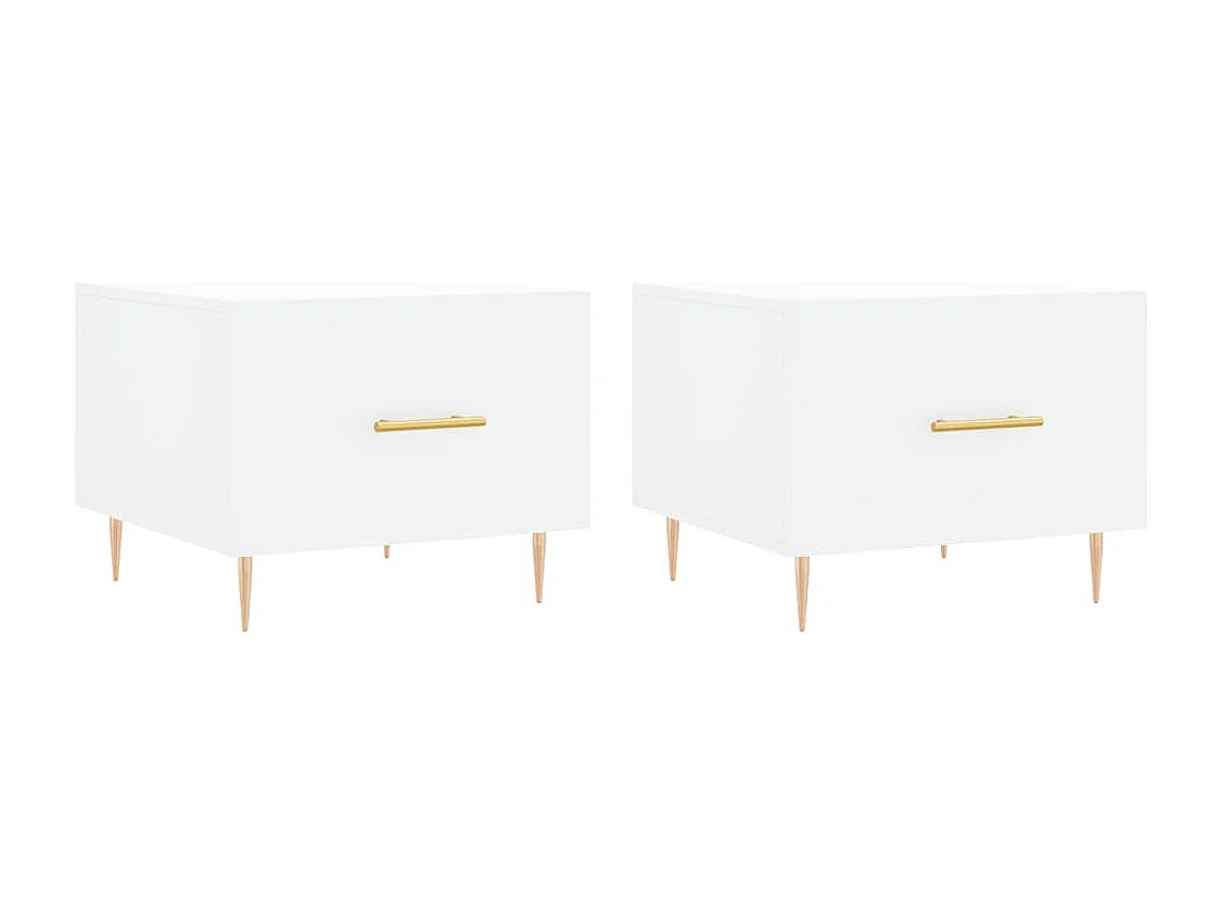 Mesa de centro | Mesa auxiliar madera de ingeniería roble artesanal 101x49x52cm SHL1411