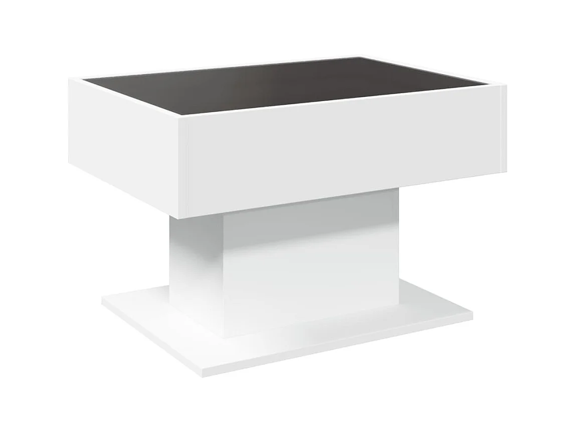 Mesa de centro-Mesa auxiliar madera contrachapada negro 102x55,5x40 cm SHL206366