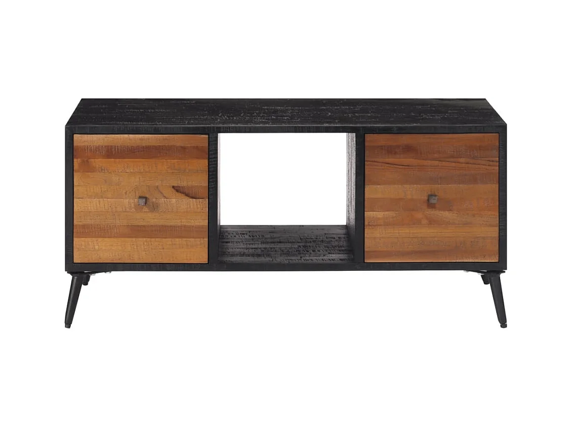 Table basse salon-Table d'appoint 90x50x41 cm teck de récupération massif SHL16234