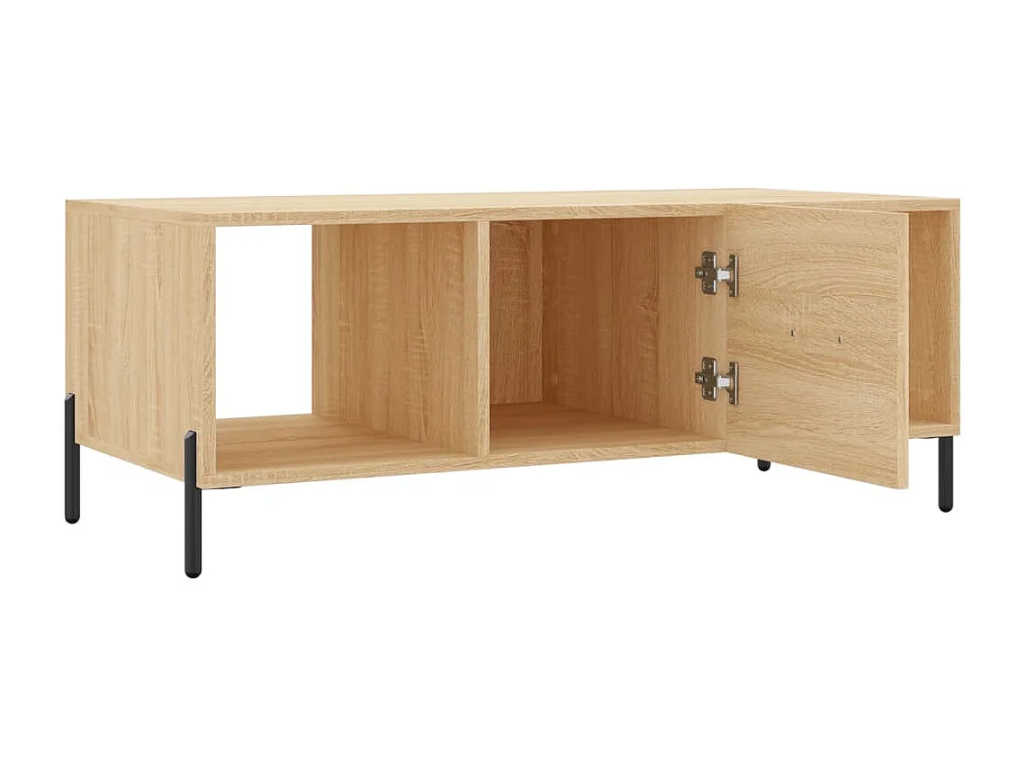 Couchtisch-Wohnzimmertisch-Beistelltische Sonoma-Eiche 102x50x40 cm Holzwerkstoff SHL14373