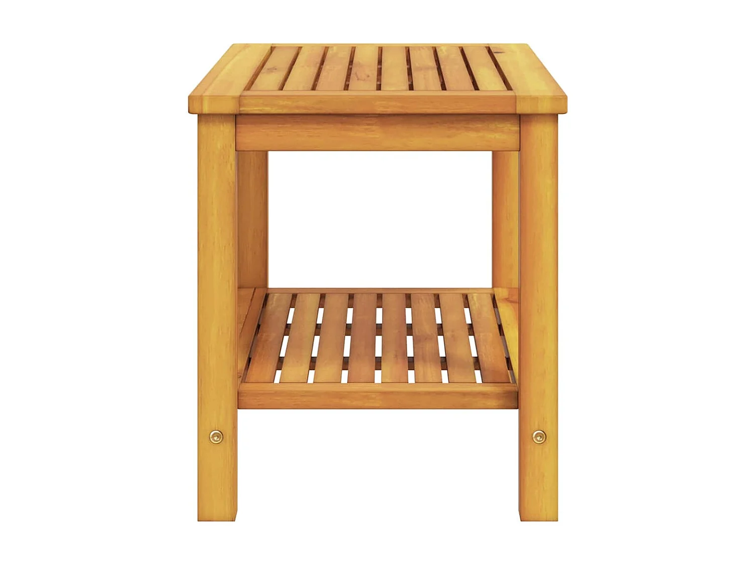 Couchtisch-Wohnzimmertisch-Beistelltische Braun 70x40x45 cm Akazie Massivholz SHL80296