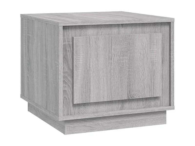 Mesa de centro | Mesa auxiliar madera contrachapada roble marrón 51x50x44 cm SHL4850