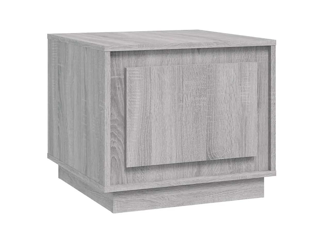 Mesa de centro | Mesa auxiliar madera contrachapada roble marrón 51x50x44 cm SHL4850