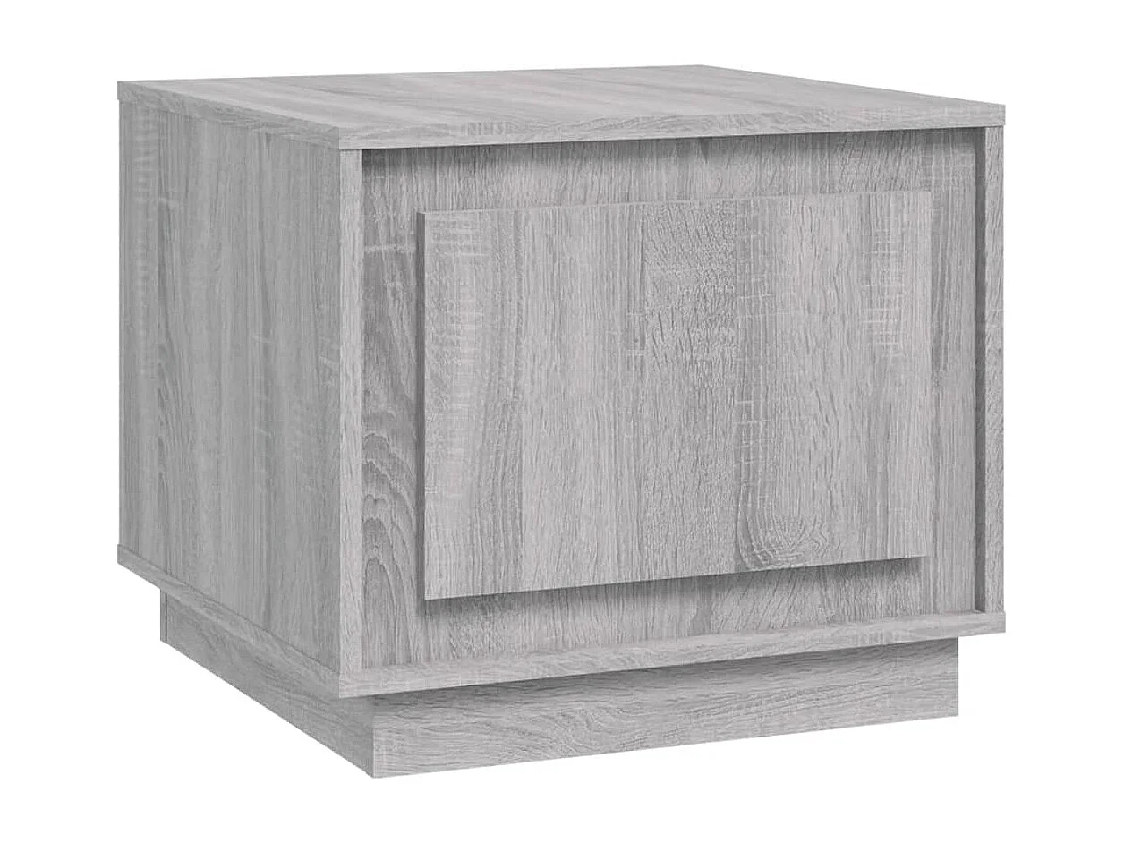 Couchtisch-Wohnzimmertisch-Beistelltische Grau Sonoma 51x50x44 cm Holzwerkstoff SHL72894
