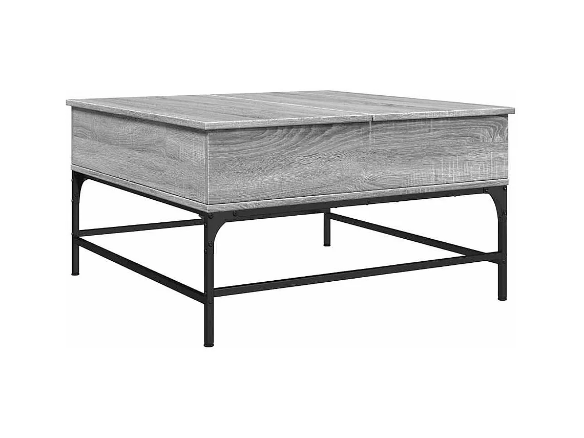 Mesa de centro-Mesa auxiliar de resina de teca 110x60x40 cm SHL1505