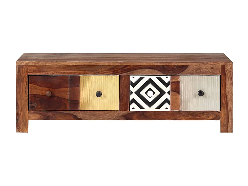 Table basse salon-Table d'appoint 90x50x30 cm Bois massif SHL65845