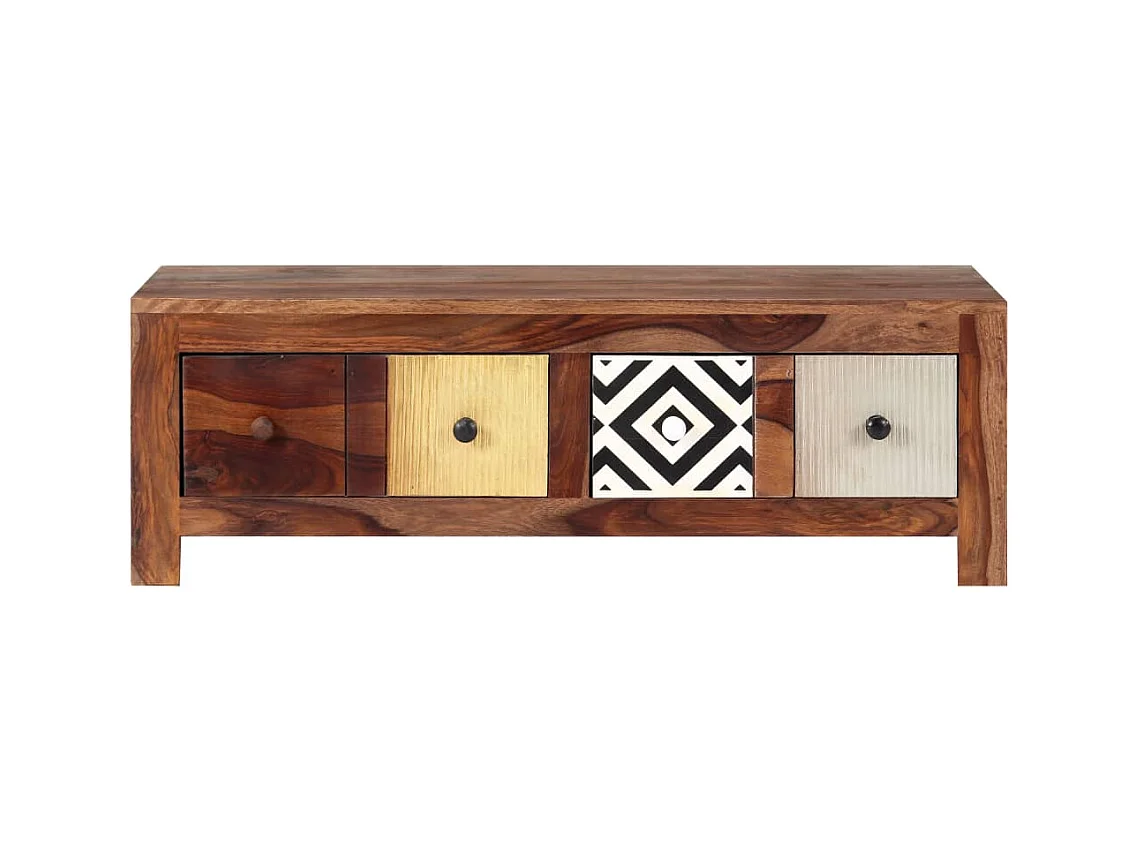 Table basse salon-Table d'appoint 90x50x30 cm Bois massif SHL65845