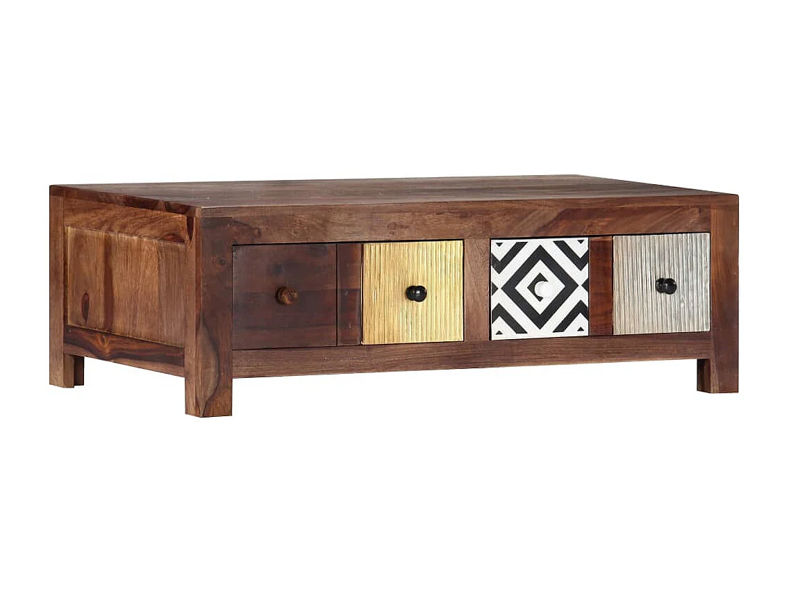 Couchtisch-Beistelltisch-Sofatisch 90x50x30 cm Massivholz Akazie SHL96508