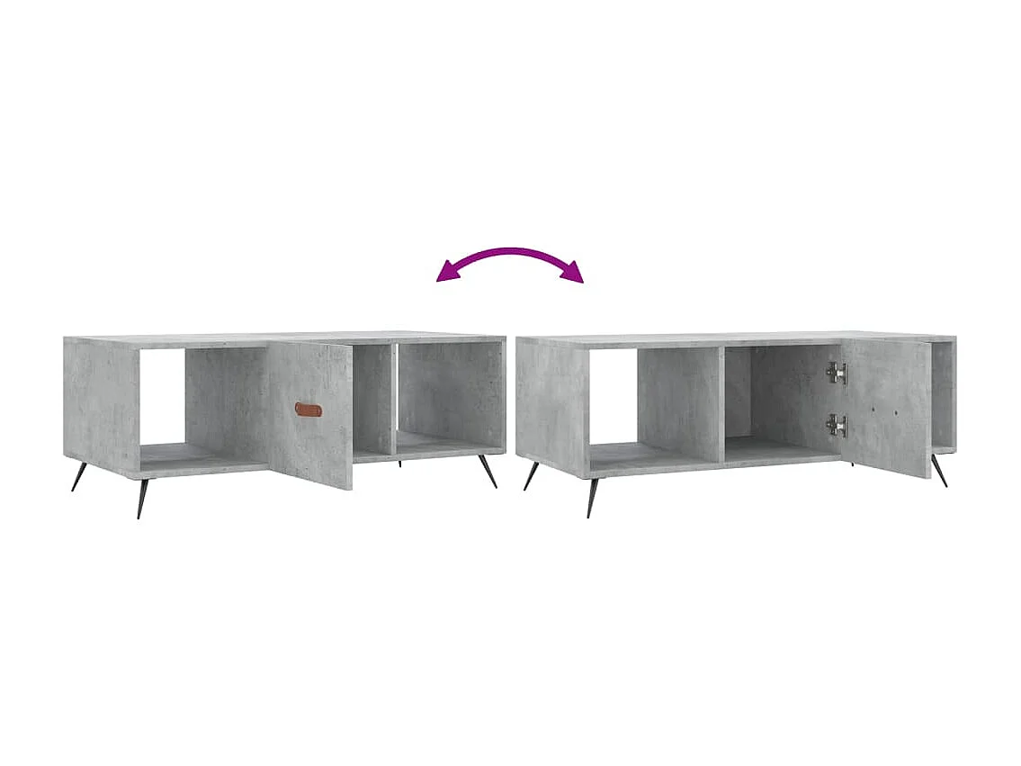 Mesa de centro | Mesa auxiliar madera de ingeniería negro 70x70x29 cm SHL209782