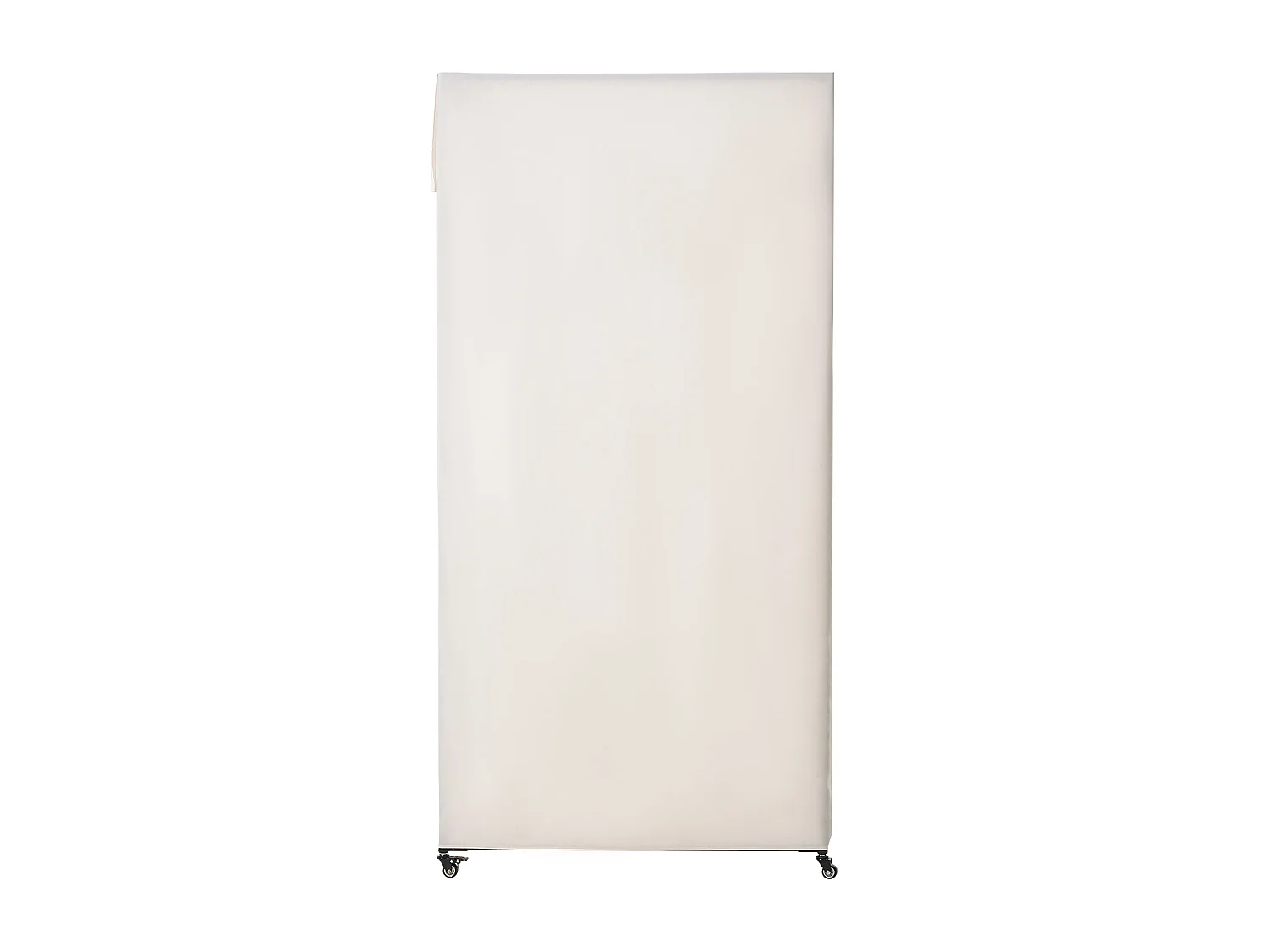 Cabine d'Essayage SucceBuy, 99x99x204,5 cm, Vestiaire Portable Mobile avec Rideaux Épais et Crochet, Espace Privé pour Magasin, Boutique, Beige