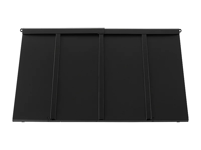 Haustürvordach SucceBuy, 112,5 x 61 cm, Metalltürvordach für den Außenbereich, Stahlrahmen, Regenschutz, für Haustüren Balkone