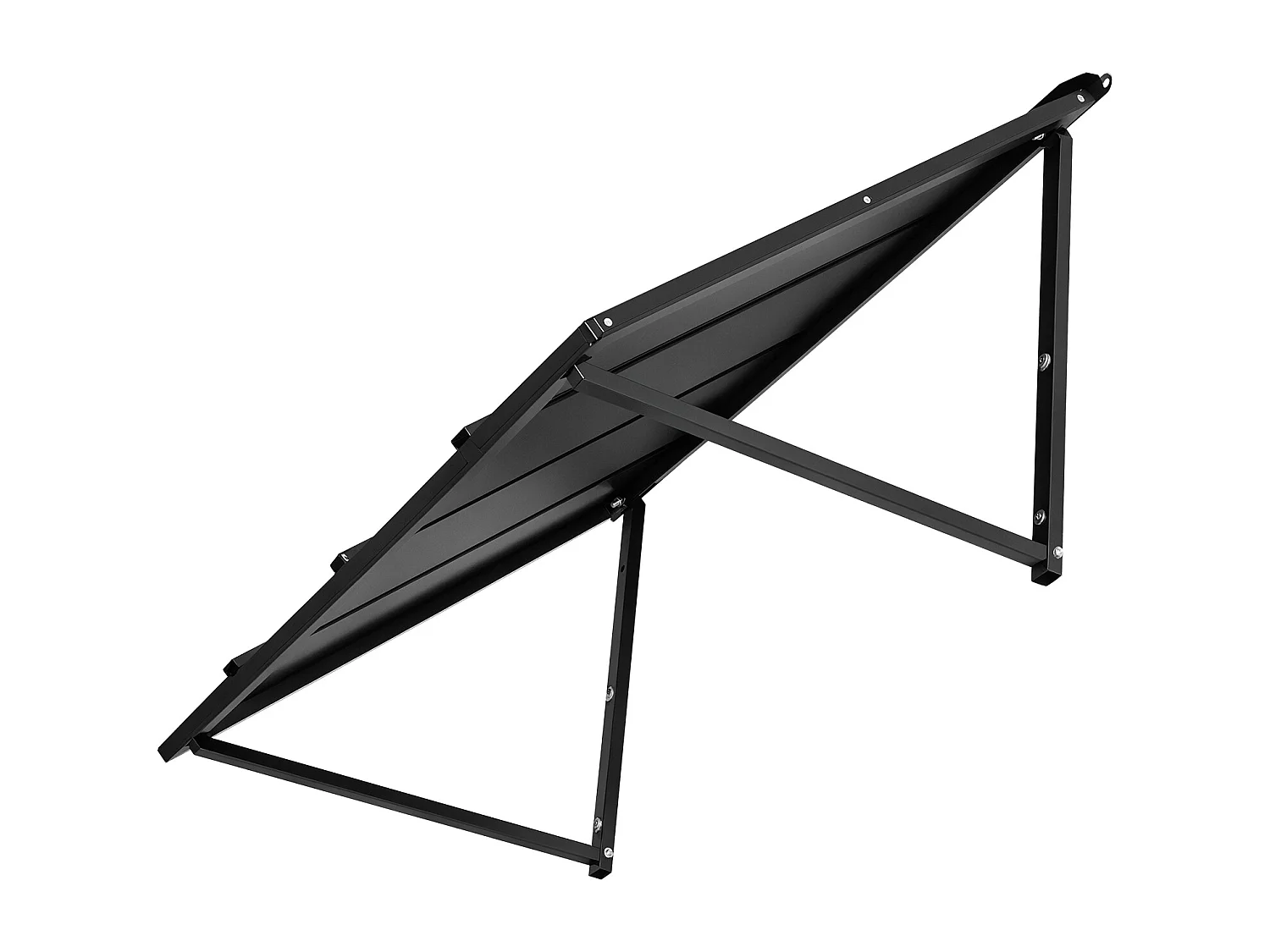 Auvent de Porte d'Entrée SucceBuy, 112,5x61 cm, Marquise de Porte Extérieure Métal, Cadre Acier, Abri de Protection Contre Pluie, pour Portes d'Entrée, Balcons