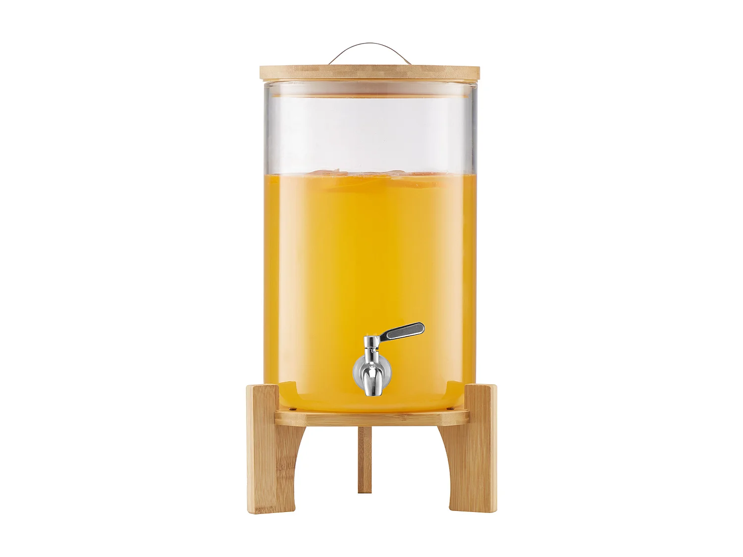 Dozownik Napojów SucceBuy, Duża Pojemność 8 L, Szklany Dystrybutor Wody, Dozowanie Wody, Soków, Lemoniady, Mrożonej Herbaty, do Kawy