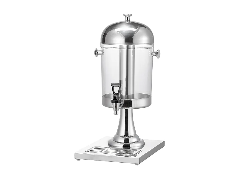 Getränkespender SucceBuy, Fassungsvermögen 8 L, Wasserspender aus Edelstahl und Kunststoff, Ausgabe von Saft, Limonade, Eistee, Kaffee