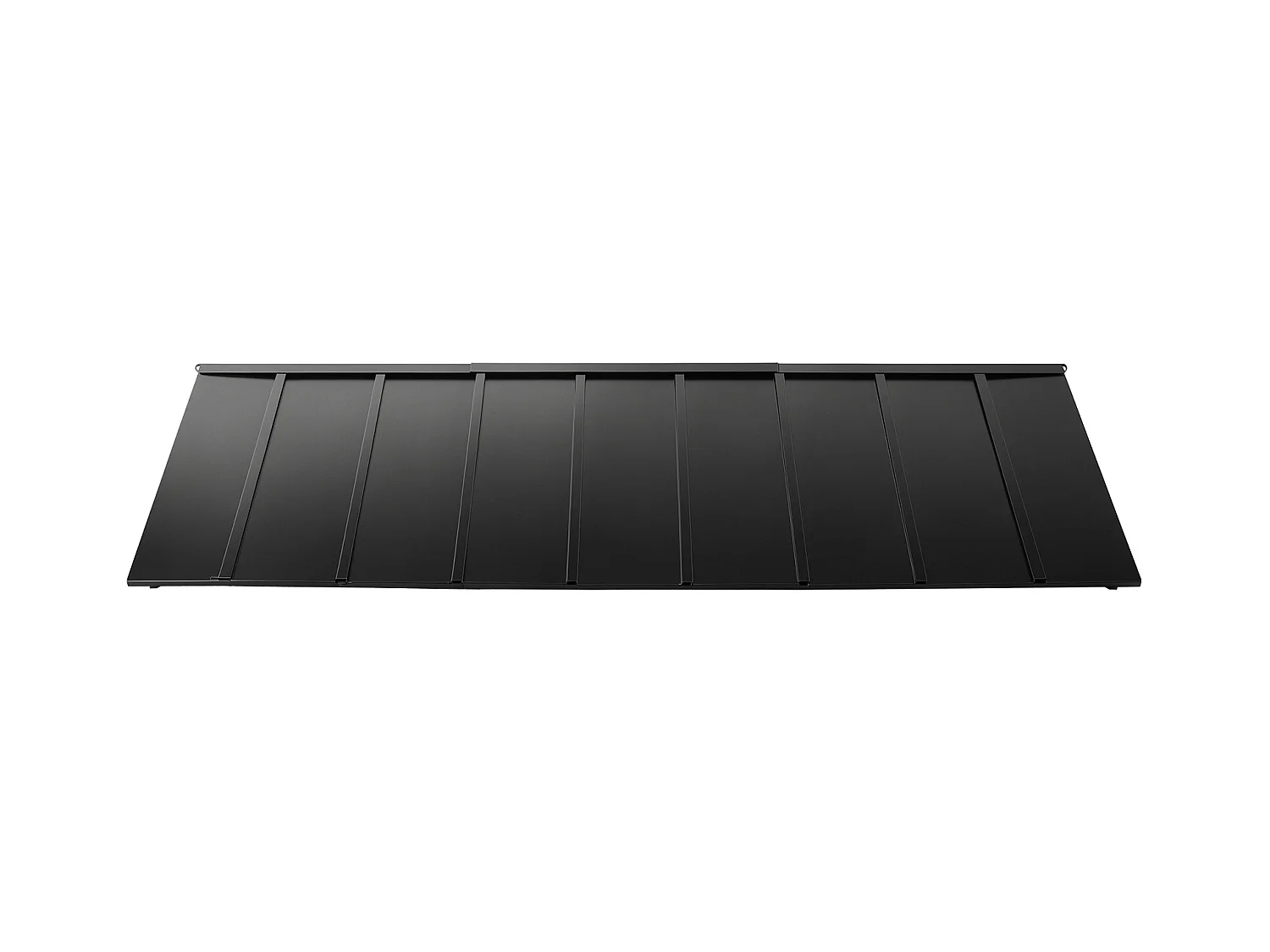 Auvent de Porte d'Entrée SucceBuy, 264x91 cm, Marquise de Porte Extérieure Métal, Cadre Acier, pour Portes d'Entrée, Fenêtres de Porches, Balcons