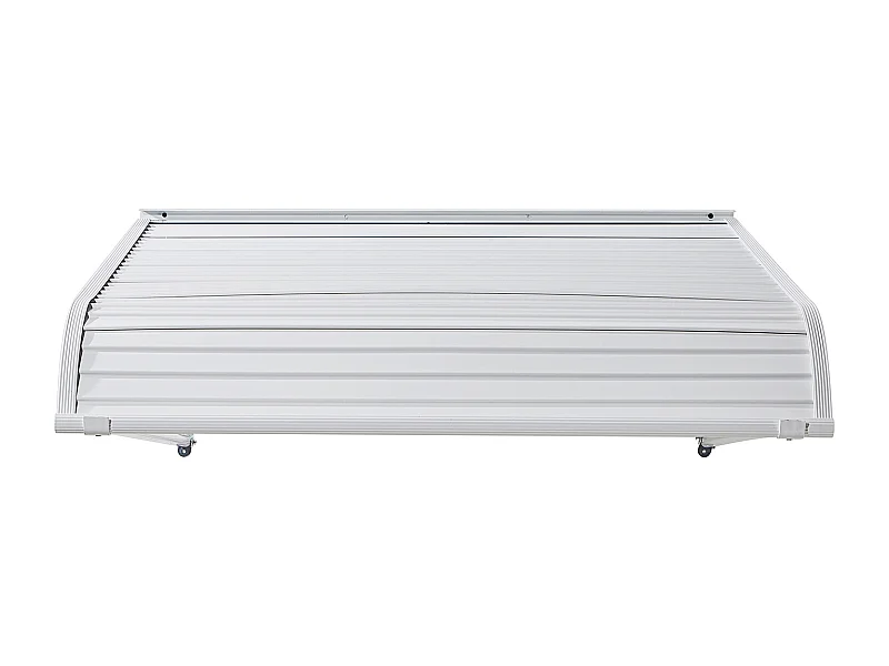 Voordeurluifel SucceBuy, 101,6x106,6 cm, Aluminium Buitendeurluifel, voor Voordeuren, Veranda-ramen, Balkons