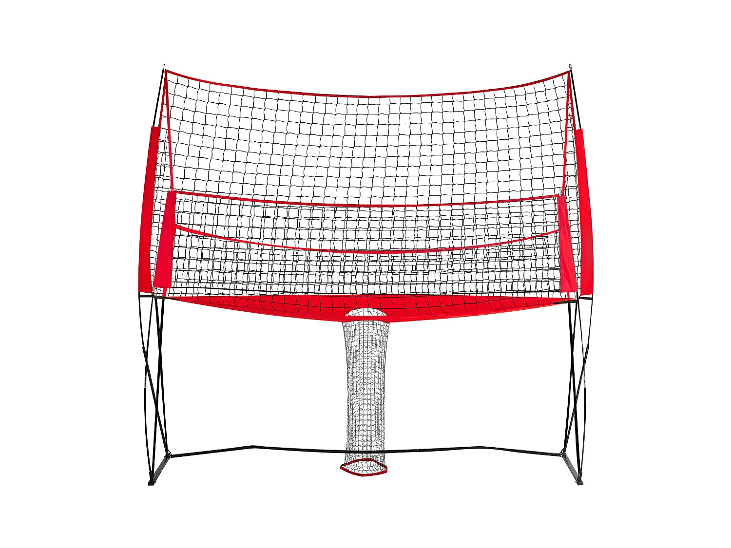 Filet de Volleyball SucceBuy 2 en 1, Filet d'Entraînement de Volleyball Portable Réglable en Hauteur, pour Service en Intérieur et en Extérieur dans le Jardin