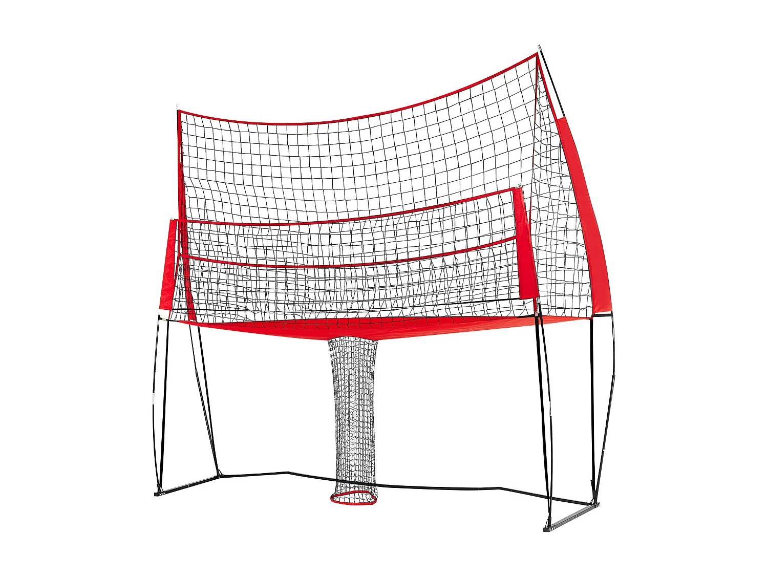 Filet de Volleyball SucceBuy 2 en 1, Filet d'Entraînement de Volleyball Portable Réglable en Hauteur, pour Service en Intérieur et en Extérieur dans le Jardin