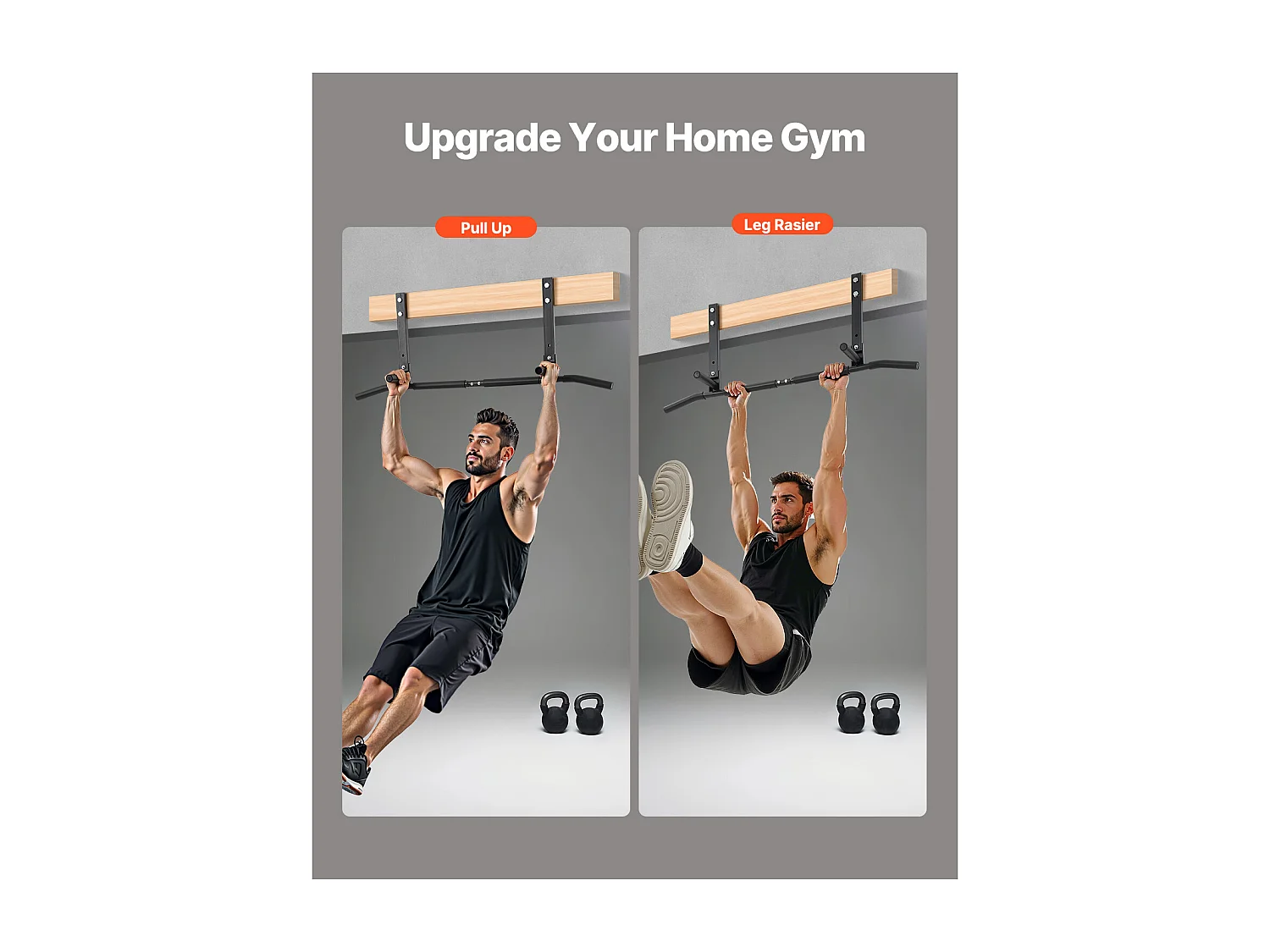 Drążek do Podciągania SucceBuy, Montowany na Suficie Wielouchwytowy Drążek Fitness do Domowej Siłowni, 102 cm, Wytrzymała Stal, Udźwig 200 kg