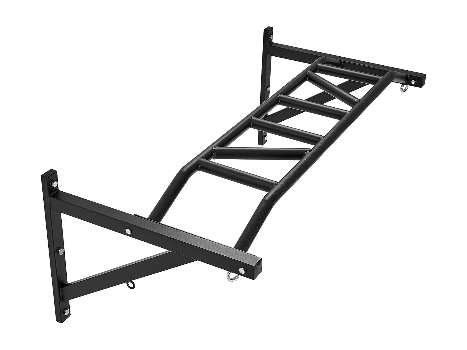 Barre de Traction Murale SucceBuy, Barre de Fitness Multi-Prise Multifonctionnelle, en Acier Robuste, 126 cm, Capacité de 200 kg, pour Salle de Sport