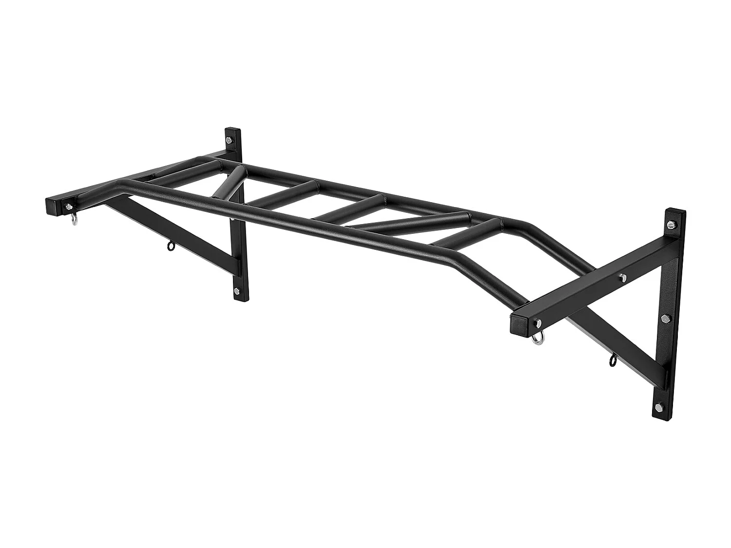 Barre de Traction Murale SucceBuy, Barre de Fitness Multi-Prise Multifonctionnelle, en Acier Robuste, 126 cm, Capacité de 200 kg, pour Salle de Sport