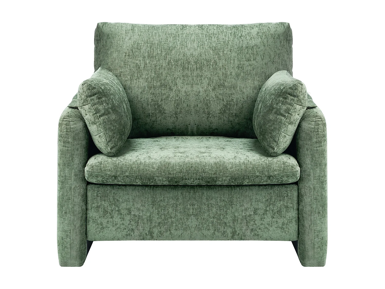 Sedia Rialzante Verde SucceBuy, Moderna Poltrona Imbottita con Braccioli, Comoda e Semplice, per Soggiorno, Camera da Letto, Ufficio