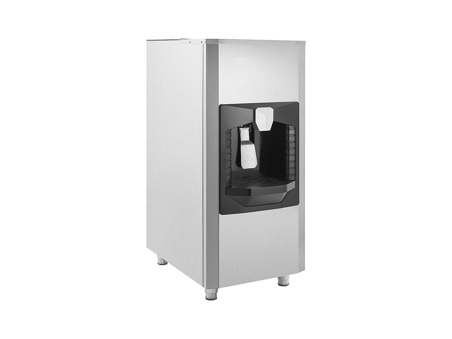 Distributeur de Glaçons SucceBuy, 9 kg/min, Distribution Automatique avec Broyeur, Pieds Réglables en Hauteur, pour Machine à Glaçons Bureau