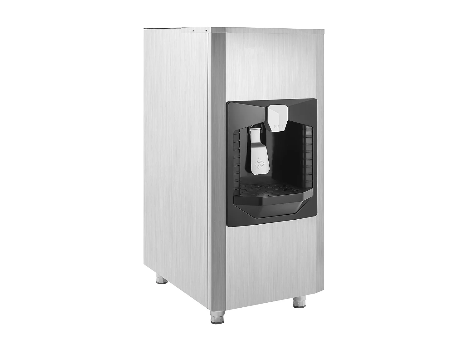 Distributeur de Glaçons SucceBuy, 9 kg/min, Distribution Automatique avec Broyeur, Pieds Réglables en Hauteur, pour Machine à Glaçons Bureau