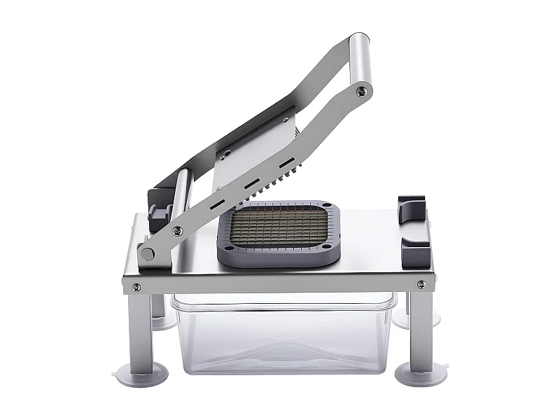 Mandolina Affettatrice SucceBuy , con 8 Lame in Acciaio Inox e Contenitore, Taglia Cipolle e Patate Taglierina, Utensili da Cucina per Tagliare Velocemente