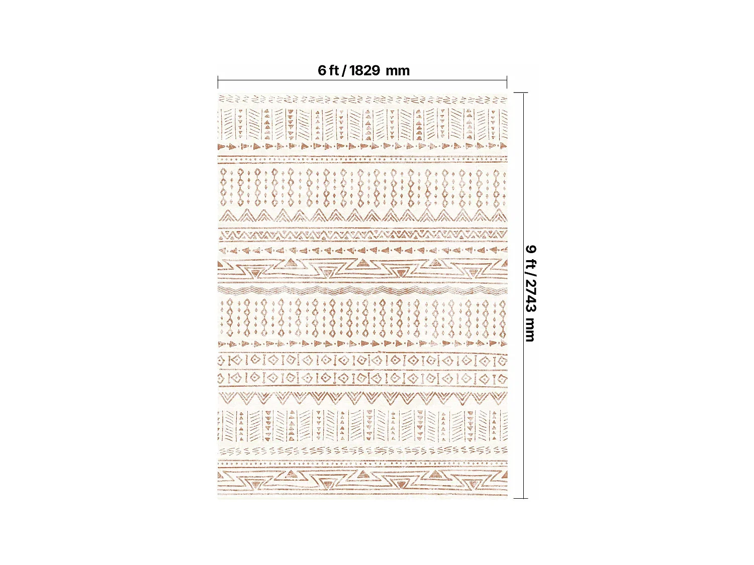 Tapis Salon SucceBuy, 1,8 x 2,7 m, Grand Tapis Chambre Lavable Antidérapant, Doux Confortable, Style Moderne, pour Chambre, Beige