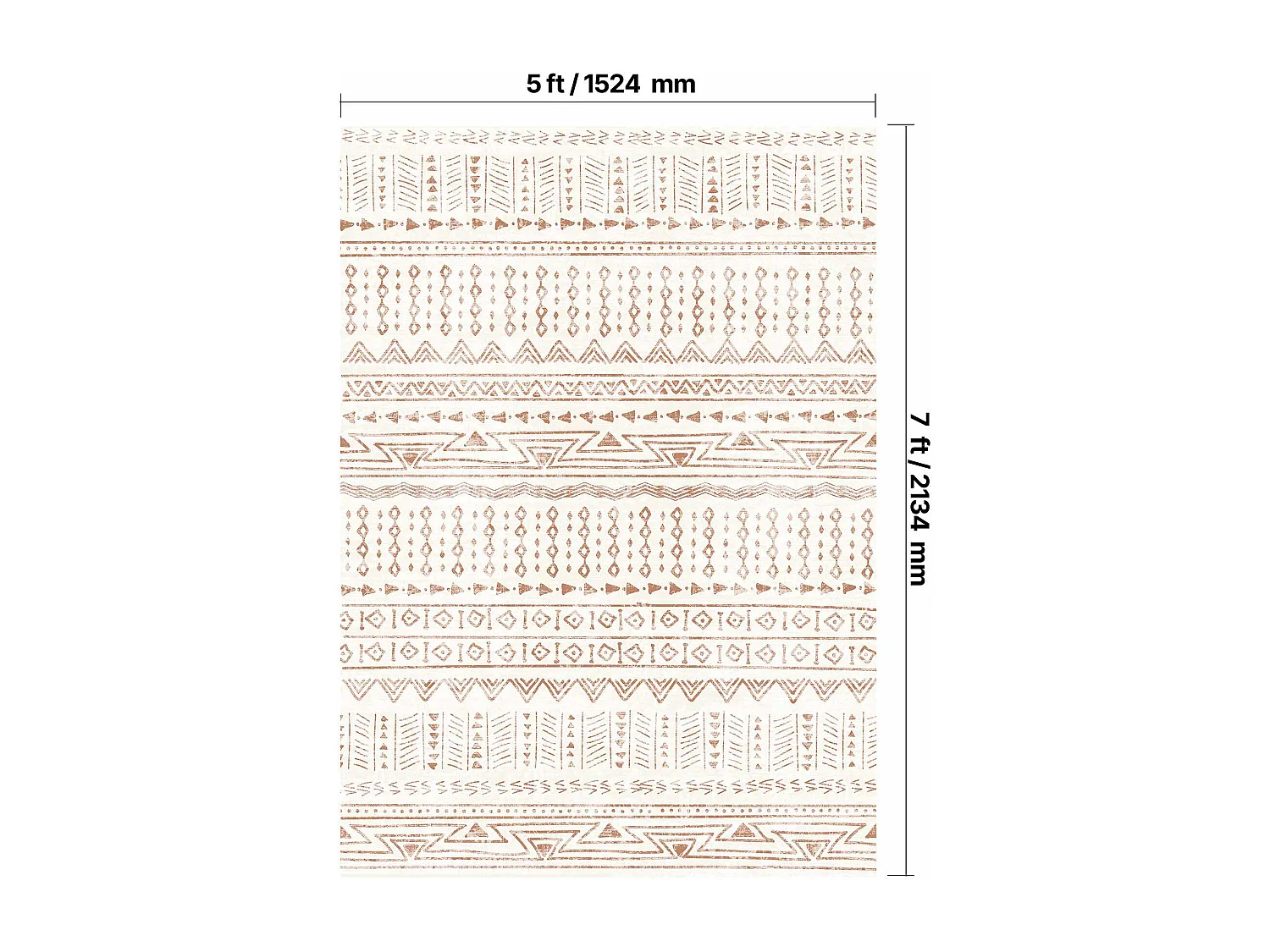 Tapis Salon SucceBuy, 1,5 x 2,1 m, Grand Tapis Chambre Lavable Antidérapant, Doux Confortable, Style Moderne, pour Chambre, Beige