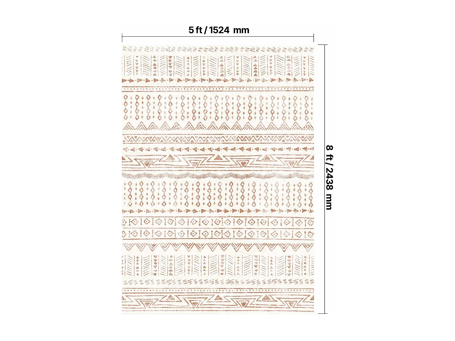 Tapis Salon SucceBuy, 1,5 x 2,4 m, Grand Tapis Chambre Lavable Antidérapant, Doux Confortable, Style Moderne, pour Chambre, Beige