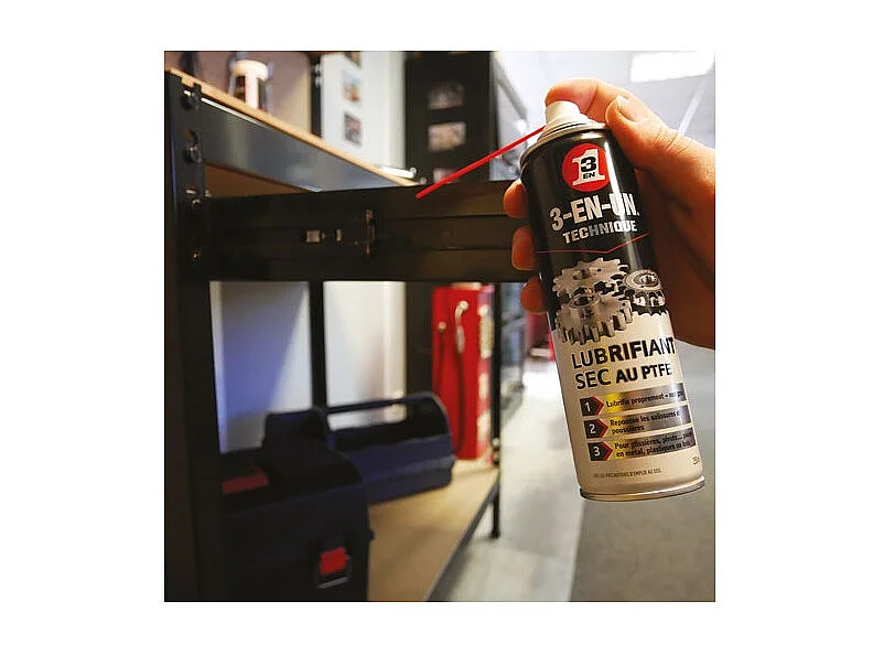 Droge PTFE 3-in-1 Smeermiddel in Aerosol 250ml