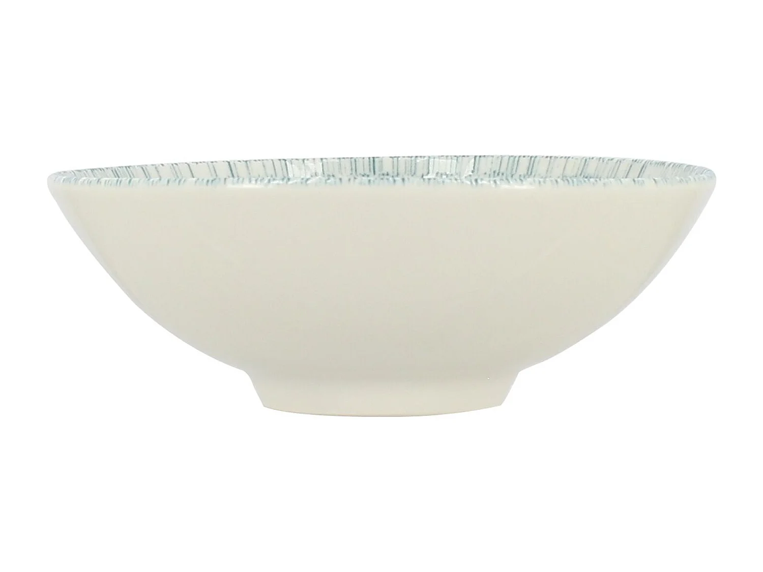 Novastyl - Lot 6 Coupelles Aqua 15cm En Porcelaine Blanc Et Bleu