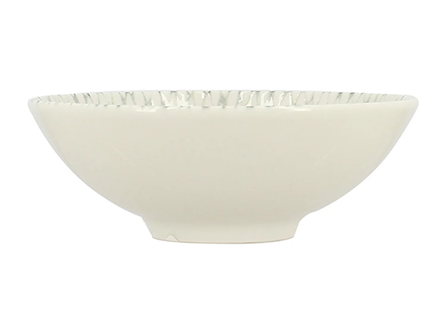 Novastyl - Lot 6 Coupelles Jasmin 15cm En Porcelaine Blanc