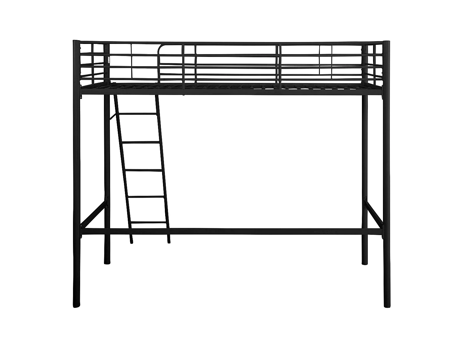 Clove | Cama Cama Alta 90 Metal Negro