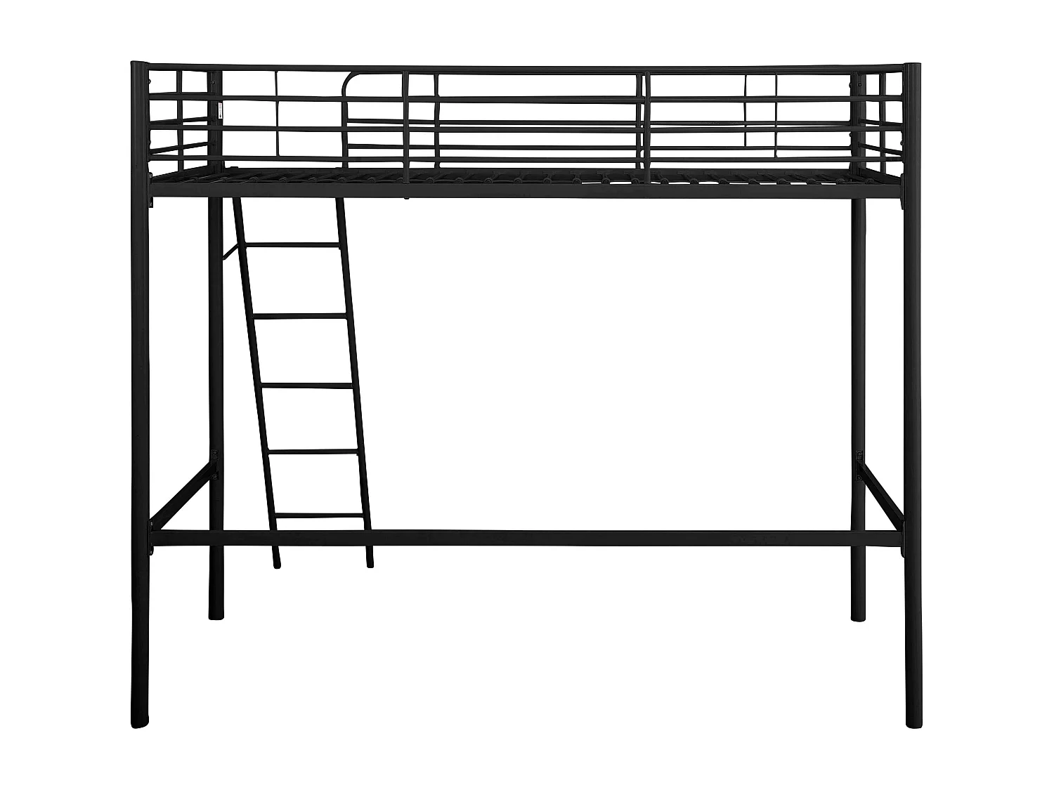 Clove | Cama Cama Alta 90 Metal Negro