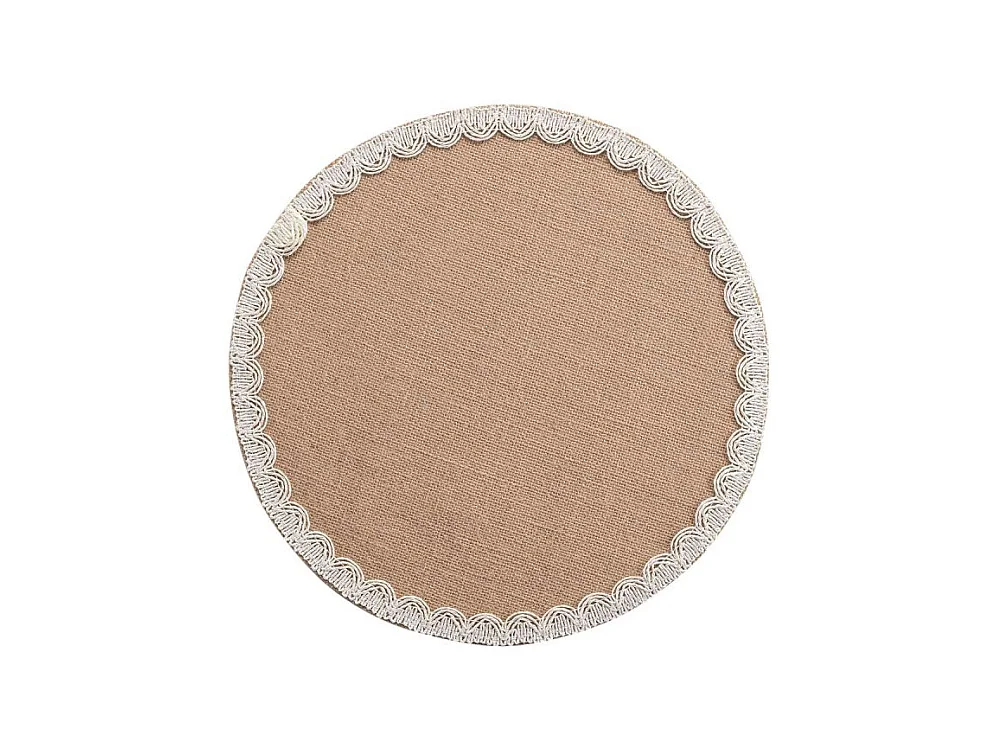 Set de Table Rond en Jute "Darla" 38cm Naturel