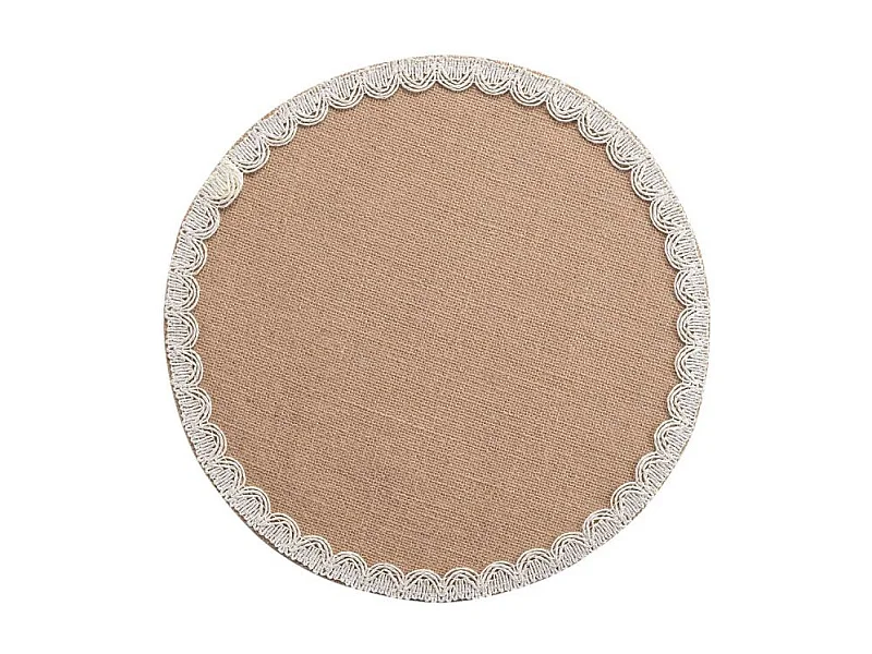 Set de Table Rond en Jute "Darla" 38cm Naturel