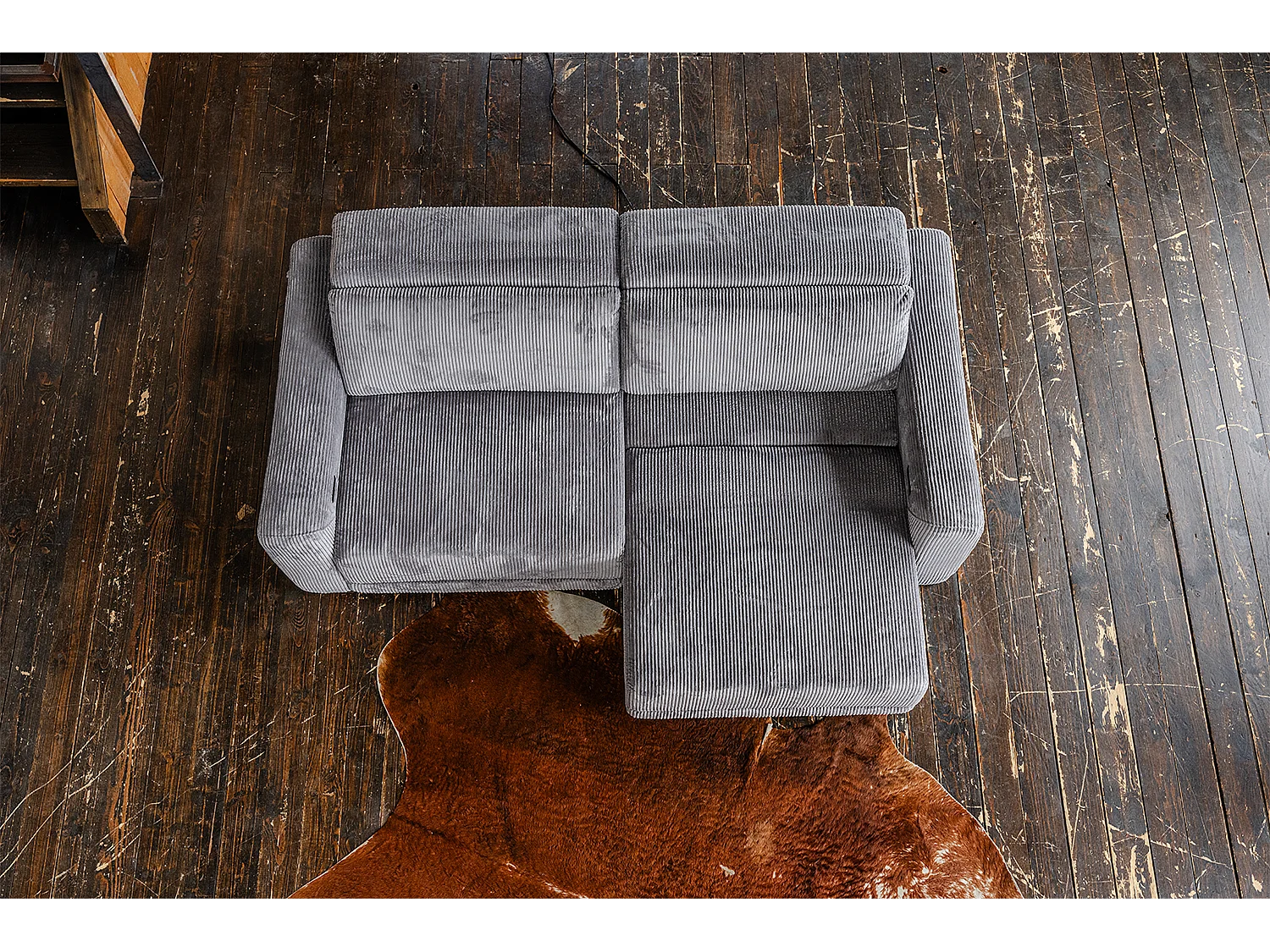 Sofa - Anthrazit Cord - KIANA