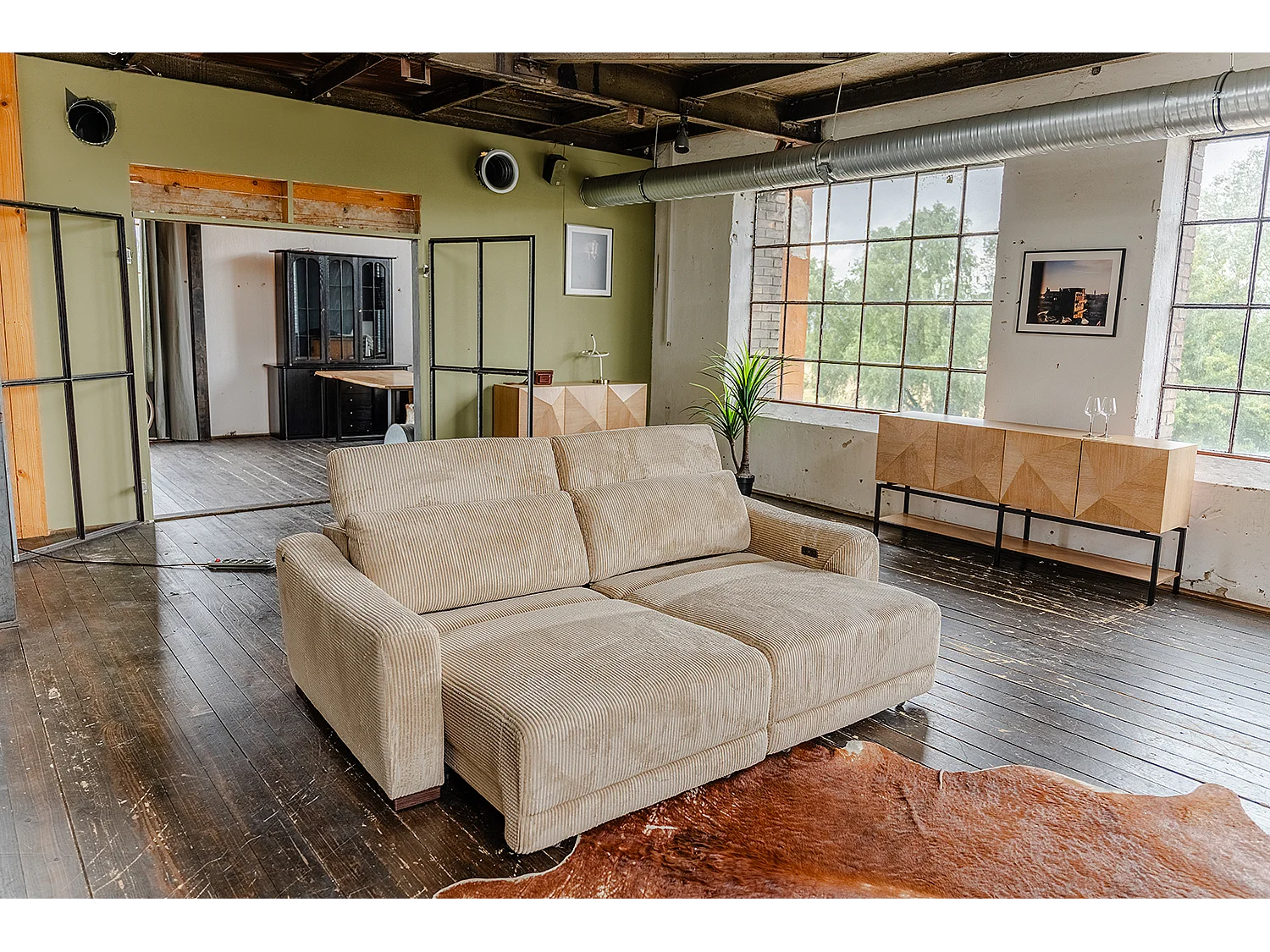 Sofa - Beige Cord - KIANA