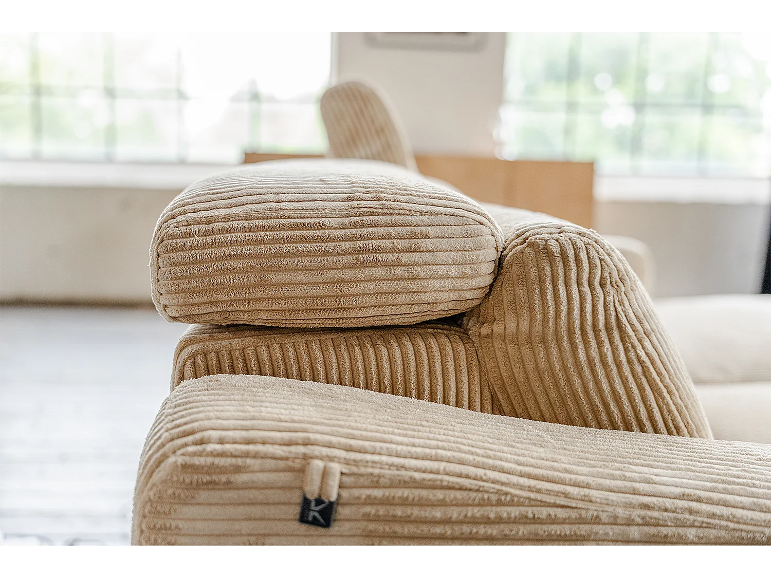 Sofa - Beige Cord - KIANA