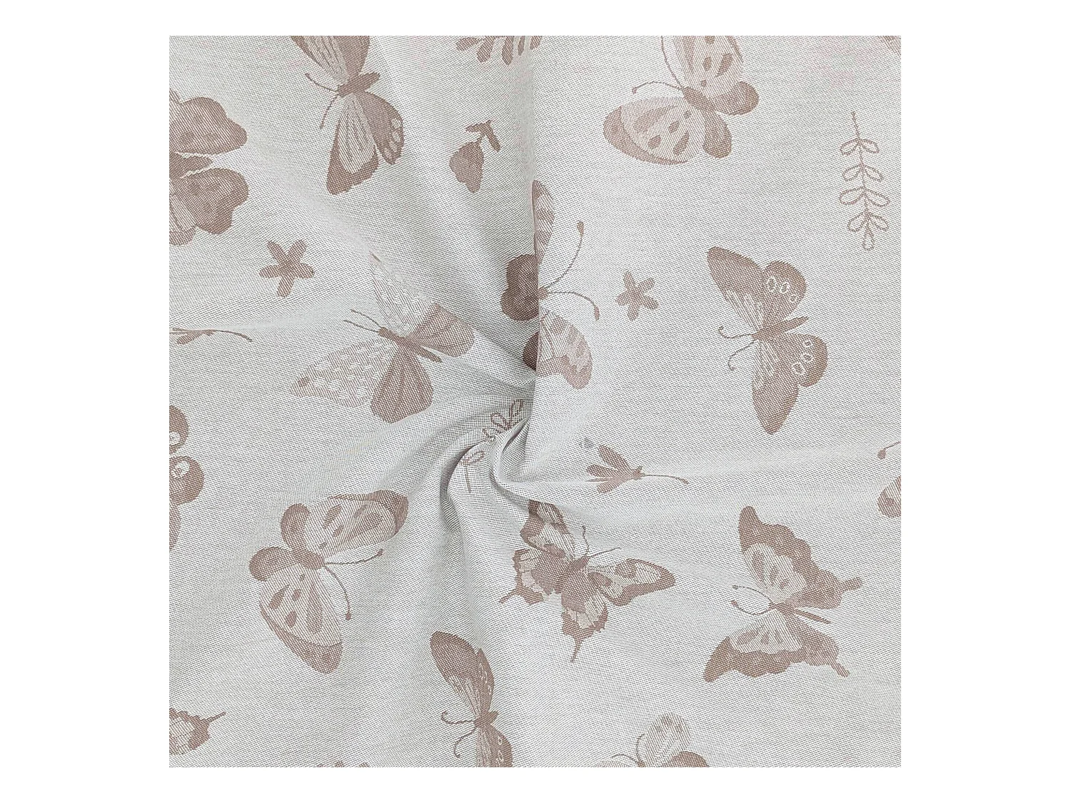 Lot de 2 torchons de cuisine toile collection WINGS 50x70 cm marron