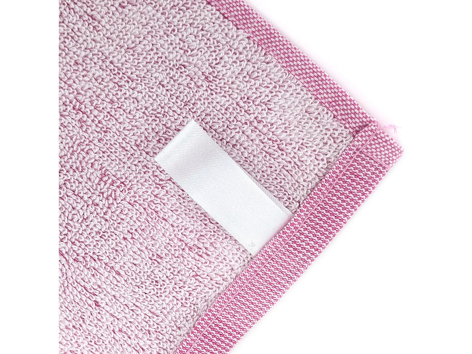 Lot de 2 torchons de cuisine éponge 50x50 cm collection SEAFOOD rose